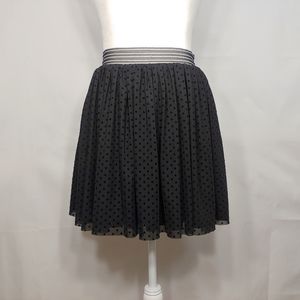 Polka dot black skirt sixe XS